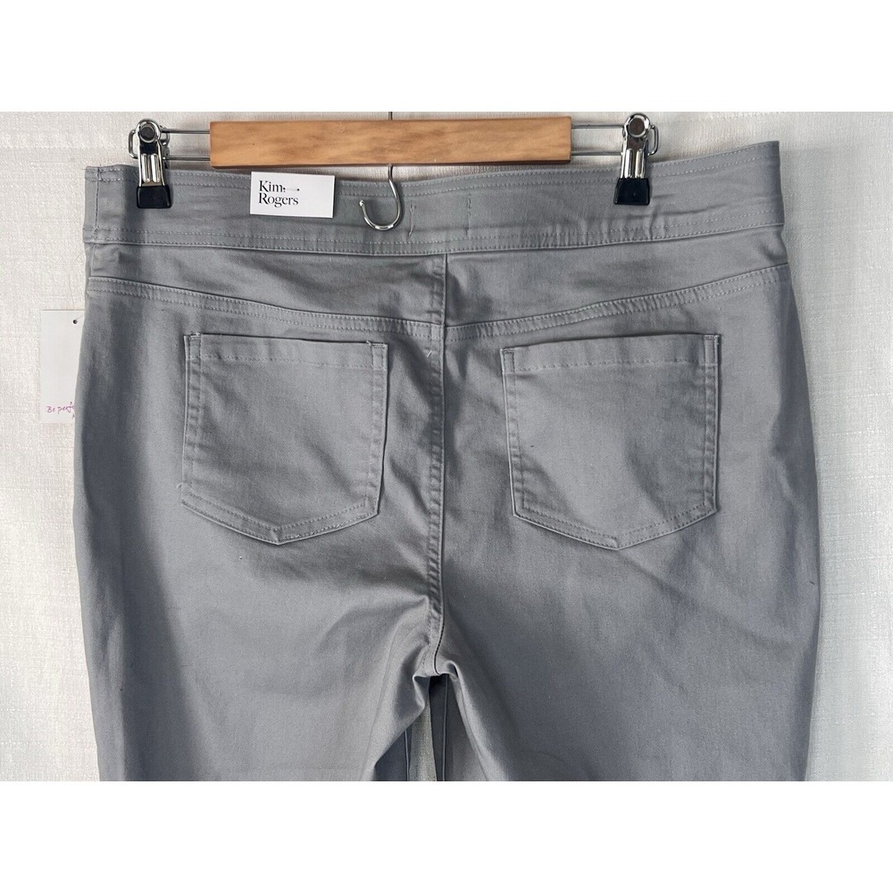 NWT Kim Rogers Tummy Control Super Stretch Straight Size 12 Short Grey - Picture 5 of 9